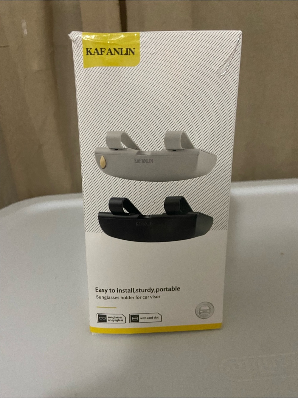 Kafanlin Car Sunglass Holder Case